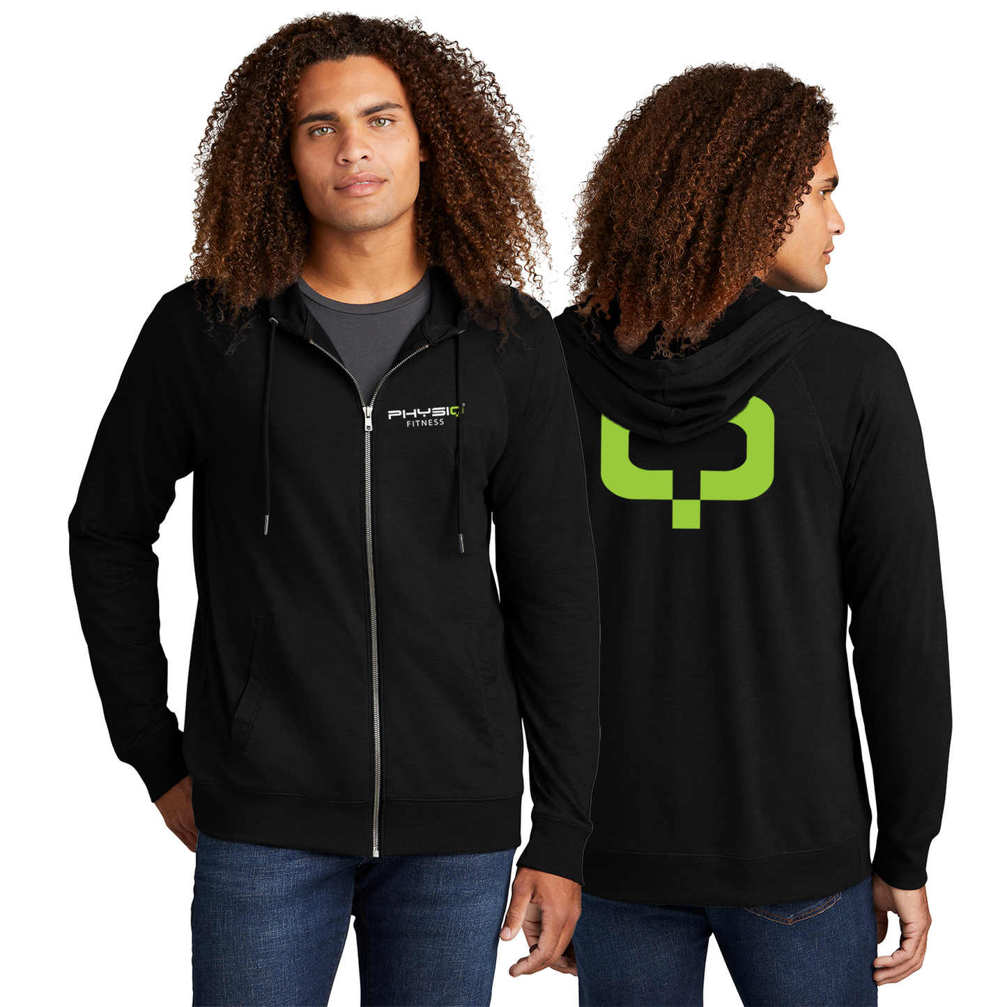 Men's Full Zip Lightweight Hoodie