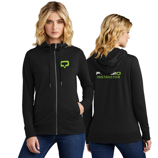 Instructor - Ladies Full Zip Lightweight Hoodie